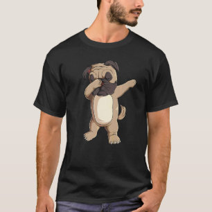 Dabbing Mops Jungen Mädchen Süßer Hund Dab-Tanz T-Shirt