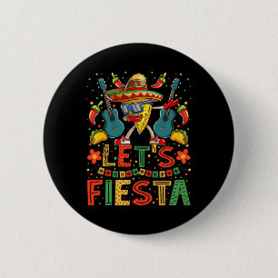 Dabbing Nacho Cinco De Mayo T-Shirt Frauen Männer Button