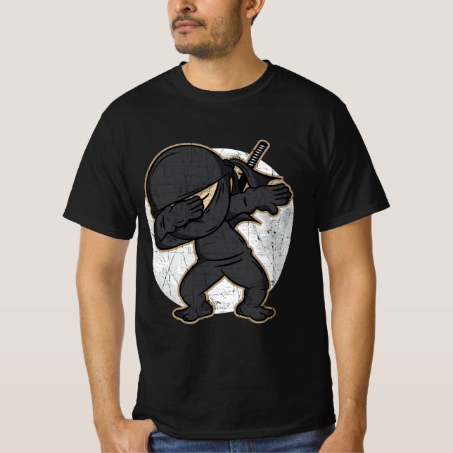 Dabbing Ninja - Krieger der Kampfkünste Ninja T-Shirt (Vorderseite)