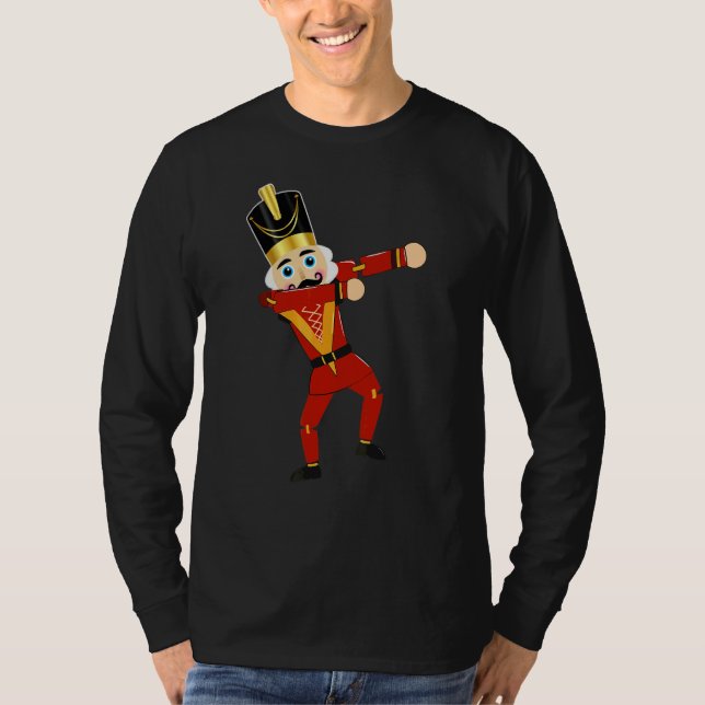Dabbing Nussknacker Weihnachtskostüm Kinder Jungen T-Shirt (Vorderseite)