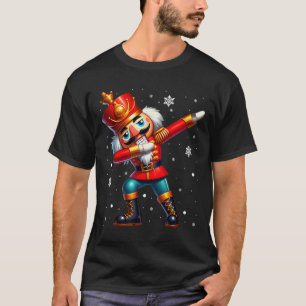 Dabbing Nussknacker Weihnachtskostüm passende Fami T-Shirt