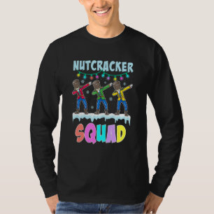 Dabbing Nutcracker Squad Weihnachtsblase Pj T-Shirt