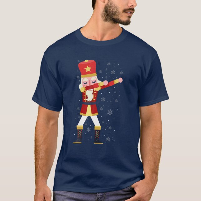 Dabbing Nutcracker Weihnachtskostüm Nutcracker Gi T-Shirt (Vorderseite)