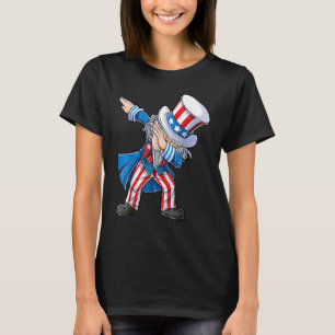 Dabbing Onkel Sam 4. Juli Kinder Jungen Männer ab T-Shirt