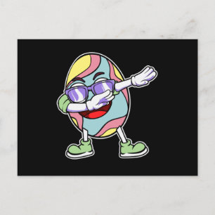 Dabbing Osterfest Bunny Egg Jagen Basket Kinder Ju Postkarte