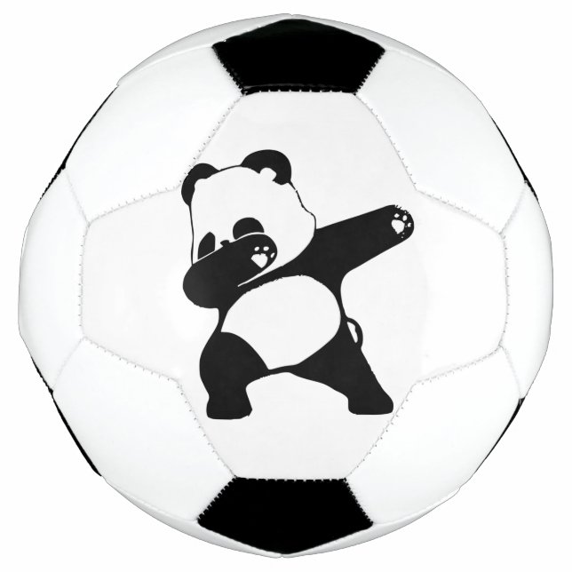 Dabbing Panda Fußball (Vorderseite)