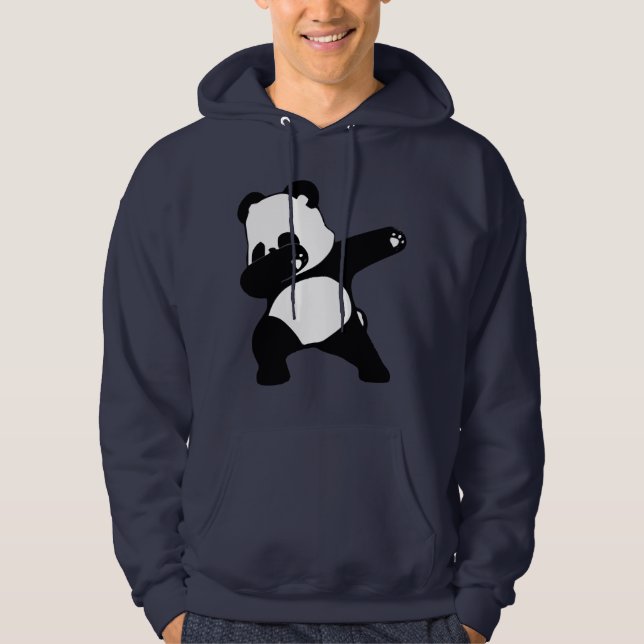 Dabbing Panda Hoodie (Vorderseite)