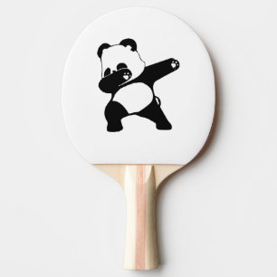 Dabbing Panda, Lustiger Panda dab Tischtennis Schläger