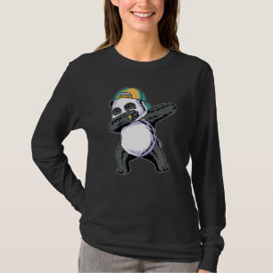 Dabbing Panda - Lustiges süßes Tier großer Panda-B T-Shirt