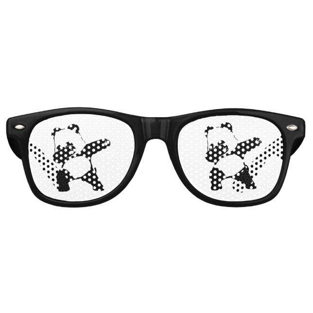 Dabbing Panda Partybrille (Vorderseite)
