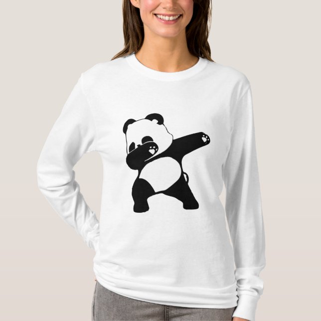Dabbing Panda T-Shirt (Vorderseite)