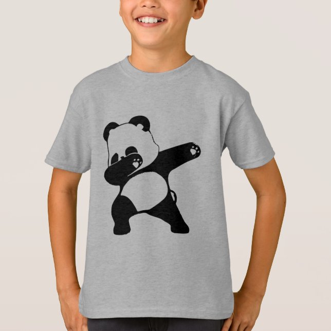 Dabbing Panda T-Shirt (Vorderseite)
