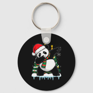 Dabbing Panda Weihnachtsmann Weihnachten Kinder Ju Schlüsselanhänger