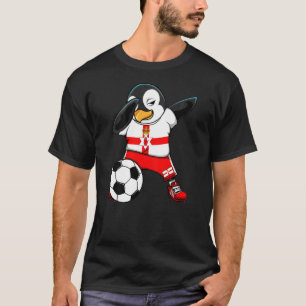 Dabbing Penguin Nordirland Fußball Fans Jersey T-Shirt