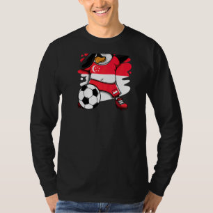 Dabbing Penguin Singapore Soccer Fans Jersey Footb T-Shirt