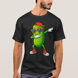 Dabbing Pickle Dancing Cucumber Funny Picknick Lov T-Shirt