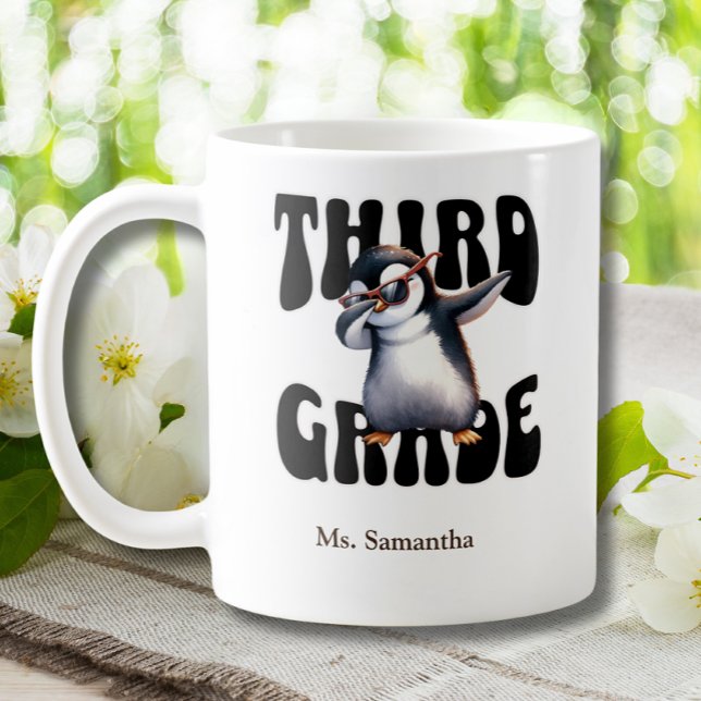 Dabbing Pinguin, Lehrerin für Grundschulen Kaffeetasse (Von Creator hochgeladen)