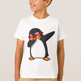 Dabbing Pinguin Tragen einer Sonnenbrille Dab Danc T-Shirt