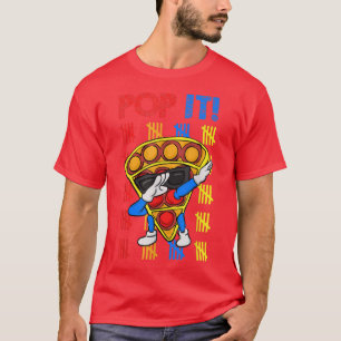 Dabbing Pizza Fidget Toy Lover 100 Tage der Schule T-Shirt