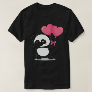 Dabbing Polar Bär Herz Valentinstag Geschenk T-Shirt