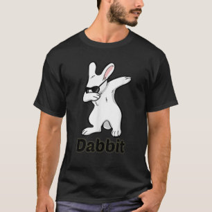 Dabbing Rabbit Dabbit Bunny Dab Funny T-Shirt Gesc