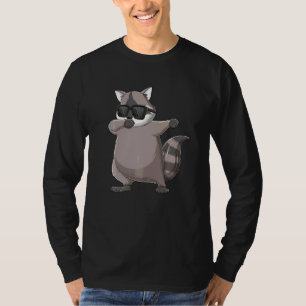 Dabbing Raccoon Tragen einer Sonnenbrille Dab Danc T-Shirt