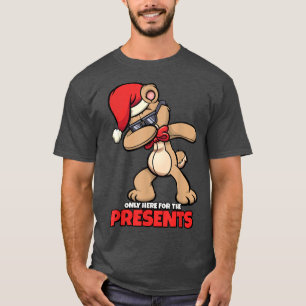 Dabbing Reindeer Santa Christmas Boys Girls Männer T-Shirt