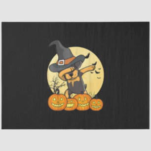Dabbing Rottweiler Dab Dance Funny Hund Halloween Seidenpapier