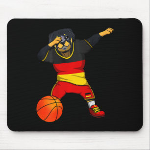 Dabbing Rottweiler Deutschland Jersey Deutsche Ske Mousepad
