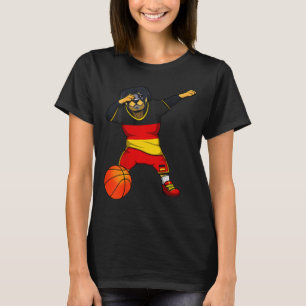 Dabbing Rottweiler Deutschland Jersey Deutsche Ske T-Shirt