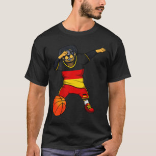 Dabbing Rottweiler Deutschland Trikot Deutscher Sk T-Shirt