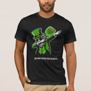 Dabbing Saint Patrick Pickleball Sportliebhaber T-Shirt