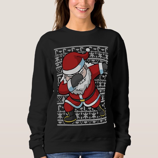 Dabbing Santa Claus Christmas Dab Men Women Boys K Sweatshirt (Vorderseite)