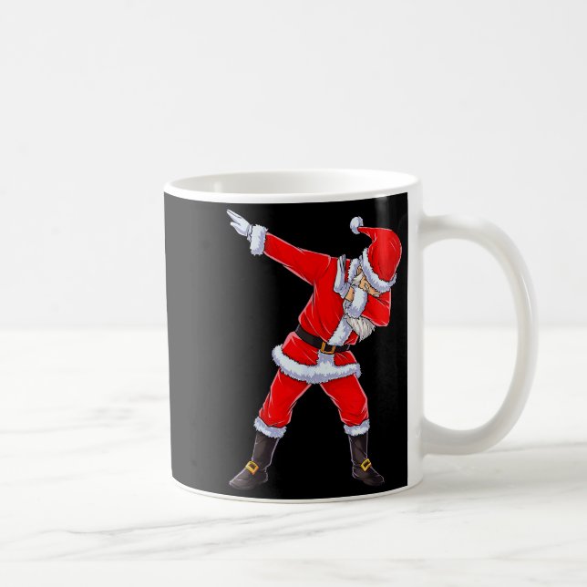 Dabbing Santa Claus Christmas Kids Boys Girls Dab  Kaffeetasse (Rechts)