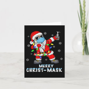 Dabbing Santa Claus Frohe Weihnachten Weihnachten Karte