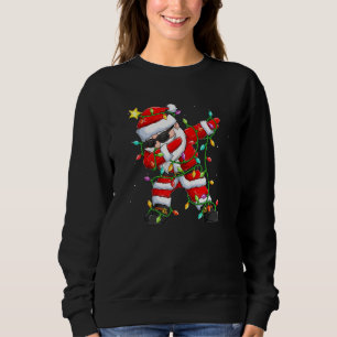 Dabbing Santa Claus Funny Christmas Dab Dance Lieb Sweatshirt