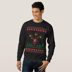Dabbing Santa Claus Ugly Christmas Sweater Sweatshirt