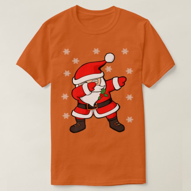 Dabbing Santa Claus Weihnachten Weihnachten Premiu T-Shirt (Design vorne)
