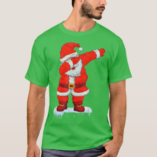 Dabbing Santa Claus Xmas Dab Tanz Weihnachtsbaum T-Shirt
