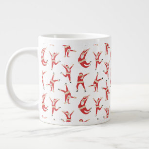 Dabbing Santa Fun Weihnachtsmuster Jumbo-Tasse