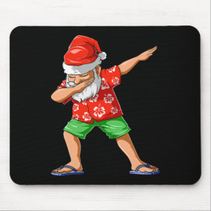 Dabbing Santa Weihnachten im Juli Party Hawaiian S Mousepad