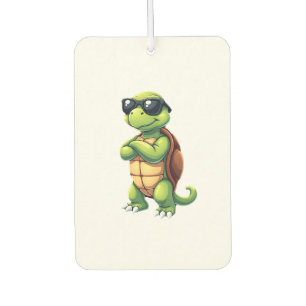 Dabbing Sea Turtle Animal Lover Rettete die Schild Autolufterfrischer
