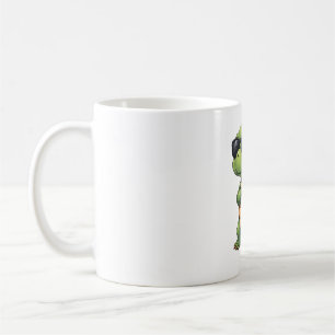 Dabbing Sea Turtle Animal Lover Rettete die Schild Kaffeetasse