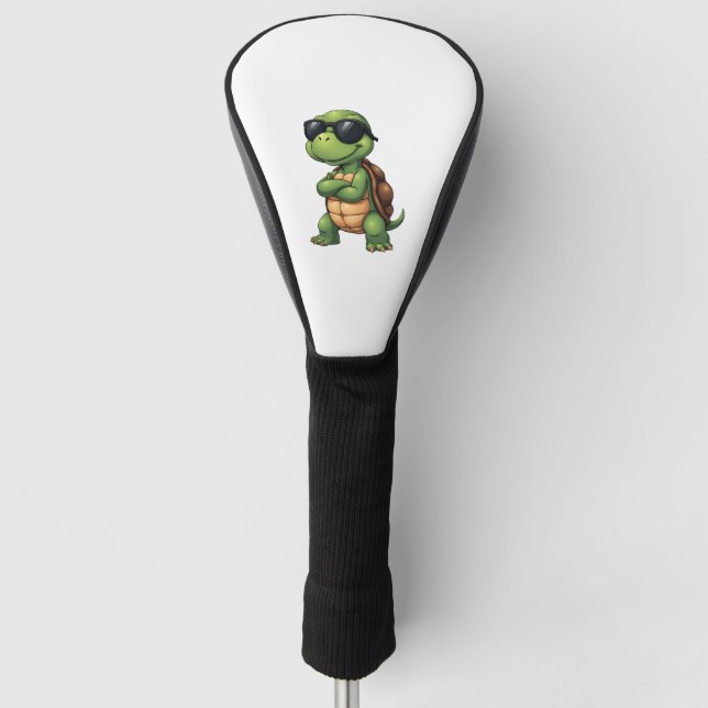 Dabbing Sea Turtle Animal Lover Save The Turtles ( Golf Headcover (Vorderseite)