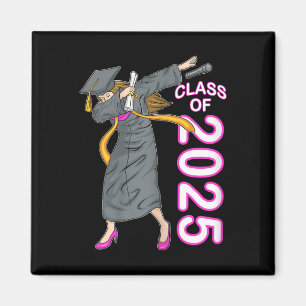 Dabbing Senior CL of 2025 Uni-Abschluß Gift Magnet