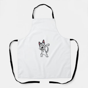 Dabbing Siberischer Husky T - Shirt Husky Kids Kos Schürze