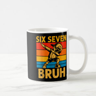 Dabbing Six Seven Bruh 67 Meme 6 7 Zahlen Lustig B Kaffeetasse