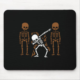 Dabbing Skeleton Dab Dance Halloween-Geschenk Mousepad