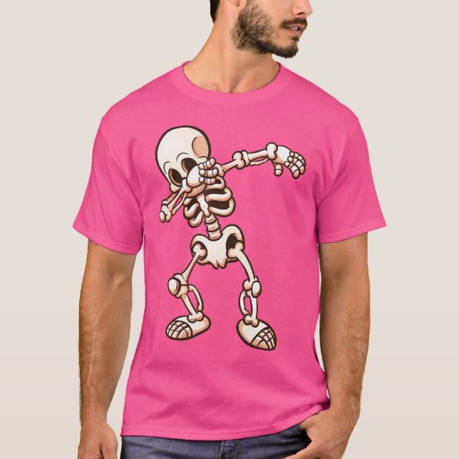 Dabbing Skeleton Funny Dab Hip Hop Tanzgeschenk Sh T-Shirt (Vorderseite)