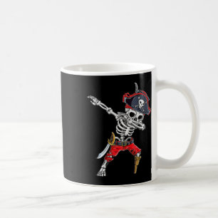 Dabbing Skeleton Pirate Funny Halloween Kinder Jol Kaffeetasse